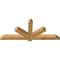 Ekena Millwork Kennewick Rough Sawn Timber Gable Bracket, Western Red Cedar, 60"W x 25"H x 4"D x 4"F, 10/12 Pitch GBW060X25X0404KEN00RWR - alternate 2